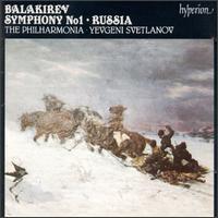 Balakirev: Symphony No. 1 in C major/Symphonic Poem Russia von Evgeny Svetlanov