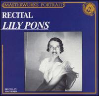 Lily Pons Recital von Lily Pons