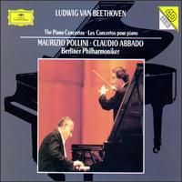 Beethoven: Die 5 Klavierkonzerte von Maurizio Pollini