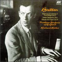 Britten: Variations on a Theme of Frank Bridge; Simple Symphony, Op. 4; Prelude and Fugue, Op. 29 von Richard Hickox