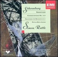 Schoenberg; Erwartung; Kammersymfonie Nr. 1; Variationen für Orchester von Simon Rattle