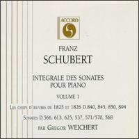Franz Schubert: Intégrale des sonates pour piano, Vol. 1 von Various Artists