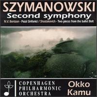 Karol Szymanowski: Symphony No. 2; Bentzon: Pezzi Sinfonici; Shostakovich: Bolt Suite von Various Artists