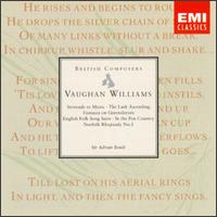 Ralph Vaughan Williams: Serenade to Music; The Lark Ascending; Fantasia on Greensleeves; English Folk Song Suite; etc von Adrian Boult