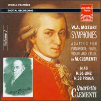 Mozart: Symphonies Nos. 40, 36 & 38 von Various Artists
