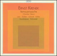 Ernst Krenek: Vertauenssache von Various Artists