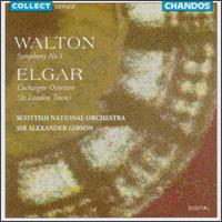 Sir William Walton: Symphony No. 1 in B Flat Minor/Sir Edward Elgar: Cockaigne Overture von Alexander Gibson