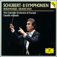Franz Schubert: Symphony Nos. 1- 6, 8 & 9/Grand Duo/Rosamunde von Claudio Abbado