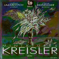 Fritz Kreisler: Miniatures von Various Artists