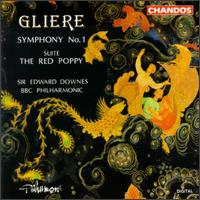 Reinhold Gliere: Symphony No. 1/The Red Poppy Suite von Edward Downes