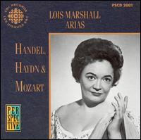 Handel, Haydn, Mozart: Arias von Lois Marshall