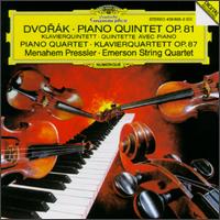 Antonin Dvorak: Quintet For Piano, 2 Violins, Viola And Cello, Op. 81/Quartet For Piano, Violin, Viola And Cello,Op. von Menahem Pressler