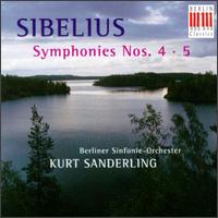 Jean Sibelius: Symphonies Nos. 4 & 5 von Kurt Sanderling