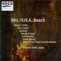 Virginia Eskin Performs Mrs. H. H. A. Beach von Virginia Eskin