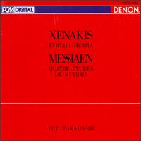 Xenakis: Evryali and Herma /Messiaen: Quatre Etudes de Rythme von Various Artists