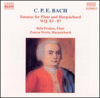 C.P.E. Bach: Sonatas for Flute and Harpsichord, WQ . 83-87 von Bela Drahos
