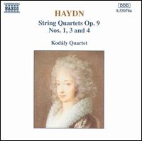 Haydn: String Quartets Op. 9, Nos. 1, 3 and 4 von Kodaly Quartet