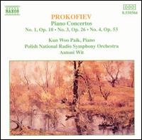 Prokofiev: Piano Concertos Nos. 1, 3 & 4 von Kun Woo Paik
