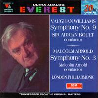 Vaughan Williams/Arnold: Symphony No. 9/Symphony No. 3 von Various Artists