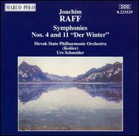 Joachim Raff: Symphonies No. 4 & 11 "Der Winter" von Urs Peter Schneider