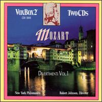 Mozart: Divertimenti, Vol. 1 von Various Artists