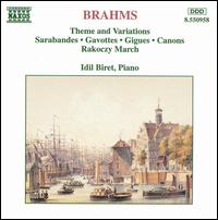 Brahms: Theme and Variations von Idil Biret