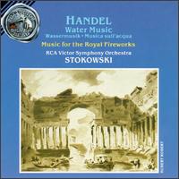 Handel: Water Music/Music for the Royal Fireworks von Leopold Stokowski