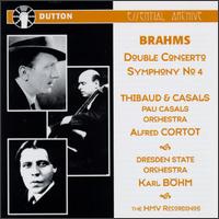 Johannes Brahms: Symphony No. 4/Concerto For Violin, Cello & Orchestra von Various Artists