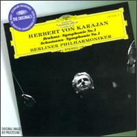 Brahms: Symphony No. 1; Schumann: Symphony No. 1 von Herbert von Karajan