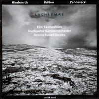 Hindemith/Britten/Penderecki: Trauermusik/Lachrymae/Konzert von Kim Kashkashian