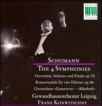 Robert Schumann: The 4 Symphonies von Franz Konwitschny