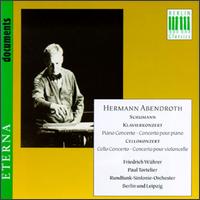 Robert Schumann: Klavierkonzert/Cellokonzert von Various Artists