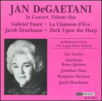 Jan DeGaetani in Concert, Vol. 1 von Jan DeGaetani