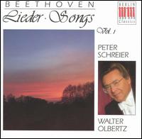 Beethoven: Songs, Vol. 1 von Peter Schreier