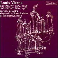 Vierne: Symphonies Nos. 3 and 4 von David Sanger