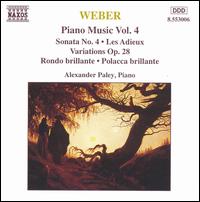 Weber: Piano Music, Vol. 4 von Alexander Paley