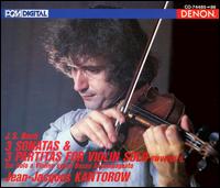 Bach: 3 Sonatas & 3 Partitas For Violin Solo von Jean-Jacques Kantorow