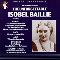 The Unforgettable Isobel Baillie von Various Artists
