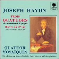 Joseph Haydn: Trois Quatuors von Quatuor Mosaïques