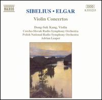Silbelius, Elgar: Violin Concertos von Dong-Suk Kang