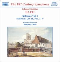 Johann Christian Bach: Sinfonias Vol. 4, Sinfonias, Op. 18, Nos. 106 von Various Artists