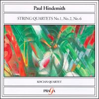 Hindemith: String Quartets No. 1,No. 2, No. 6 von Kocian Quartet