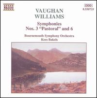 Vaughan Williams: Symphonies Nos. 3 "Pastoral" & No. 6 von Kees Bakels