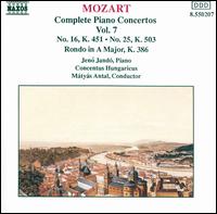 Mozart: Complete Piano Concertos, Vol. 7 von Jenö Jandó