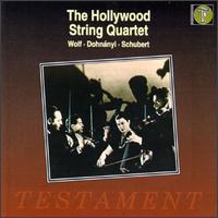 Hollywood String Quartet plays Wolf, Dohnányi, Schubert von Hollywood String Quartet
