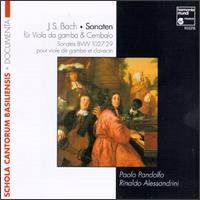 Bach: Sonatas BWV.1027-1029/Suite von Rinaldo Alessandrini