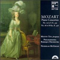 Mozart: Piano Concertos K.459 & K.456 von Nicholas McGegan