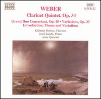 Weber: Clarinet Works von Kalman Berkes
