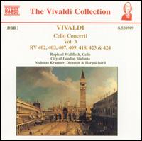Vivaldi: Cello Concerti, Vol. 3 von Raphael Wallfisch