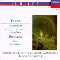 Fauré: Requiem; Poulenc: Messe; Salve Regina von George Guest